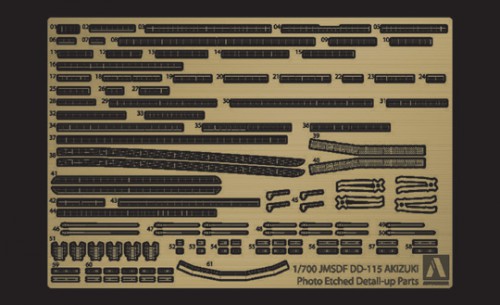 海上自衛隊 護衛艦 あきづき型専用エッチングパーツセット｜株式会社