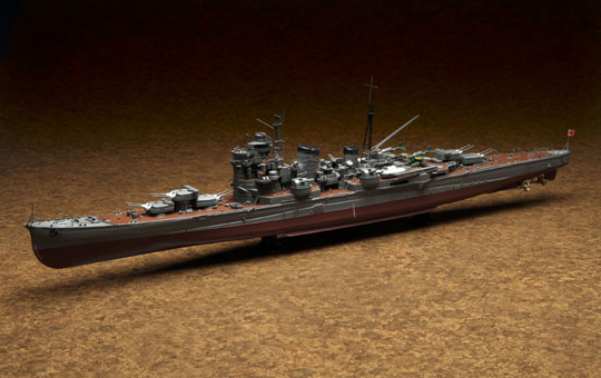 フジミ1/700重巡洋艦足柄　完成品
