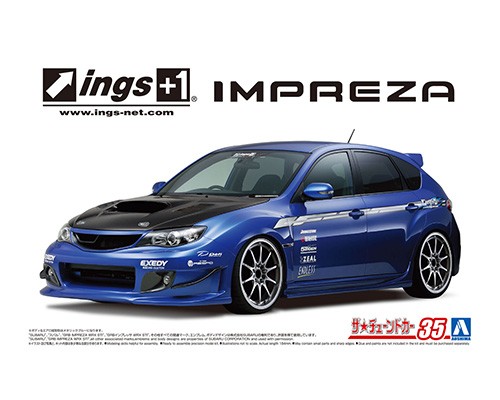 1 24 Ings Grbインプレッサ Wrx Sti 07 スバル 株式会社 青島文化教材社