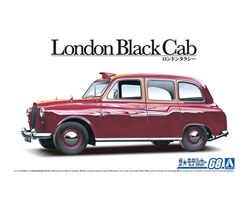 1/24 FX-4 London Black Cab '68｜AOSHIMA｜English
